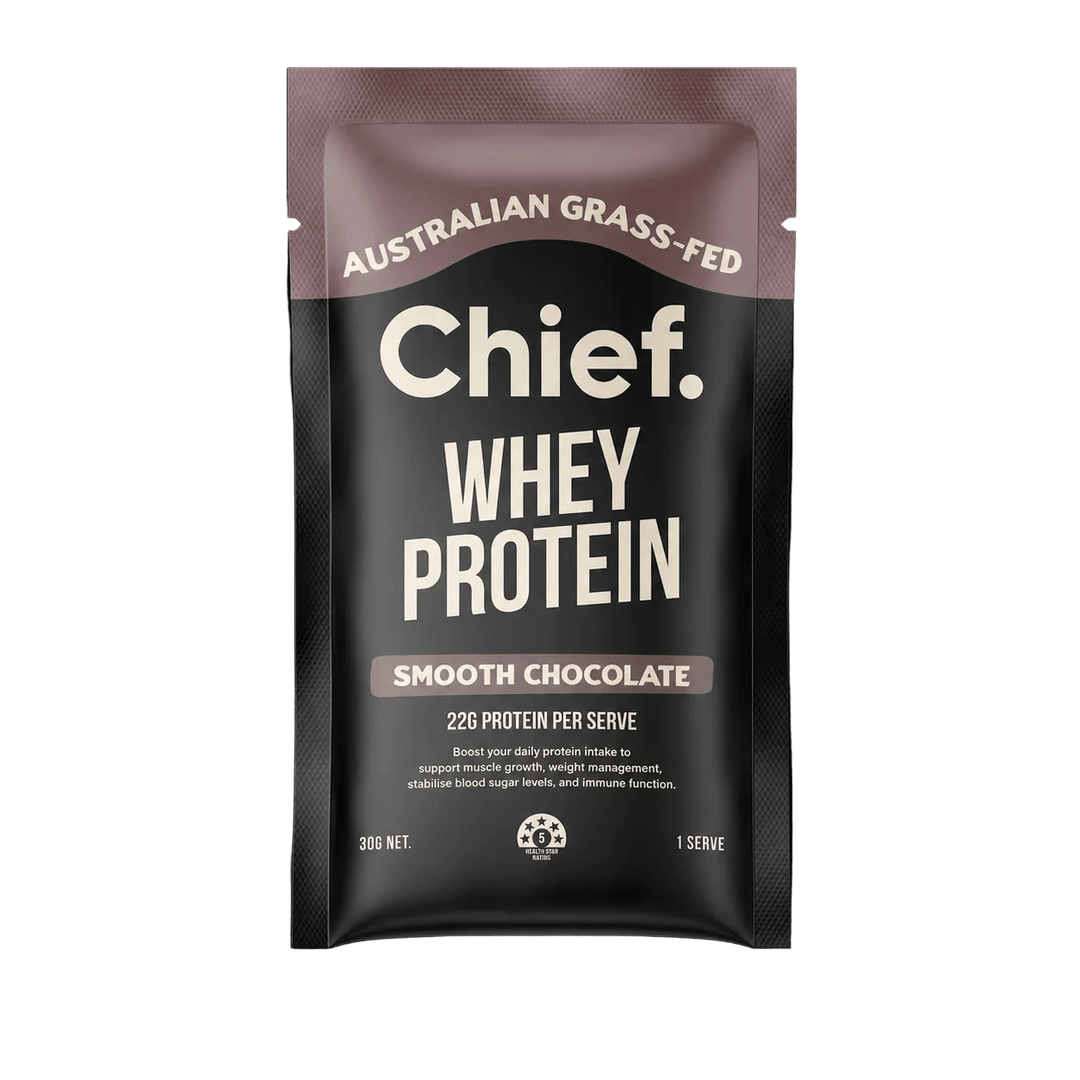 Grass-fed Whey Protein Powder - Smooth Chocolate - 30g