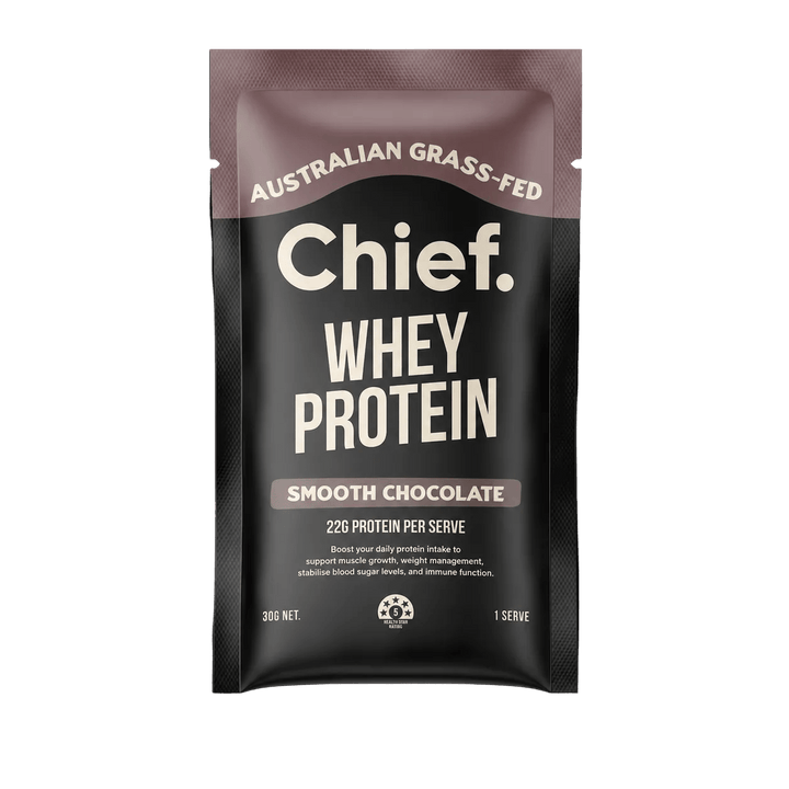 Grass-fed Whey Protein Powder - Smooth Chocolate - 30g