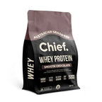 Grass-fed Whey Protein Powder - Smooth Chocolate - 900g by Chief in Protein & Collagen and Low Carb collections
