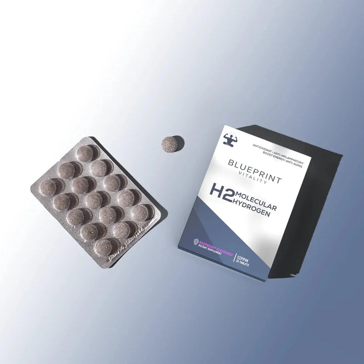 H2 Molecular Hydrogen - Raspberry - 12ppm - 30 Tablets - Yo Keto