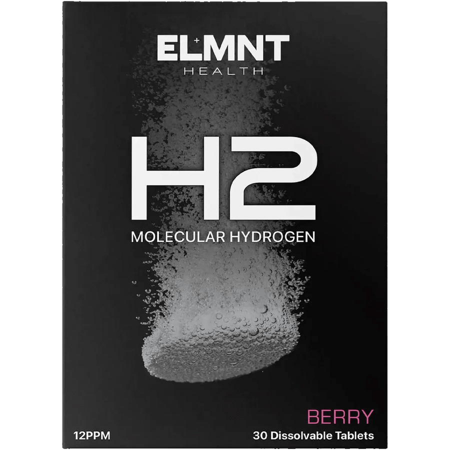 H2 Molecular Hydrogen Water Tablets Berry - 30pk by ELMNT, new arrival in Dirty Keto, Low Carb, Sale, Deals collections