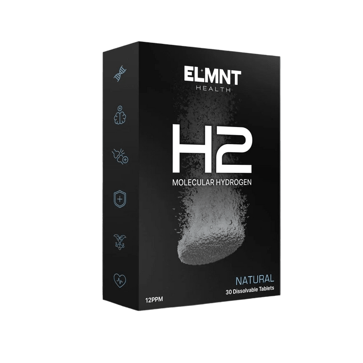 H2 Molecular Hydrogen Water Tablets Natural - 30pk