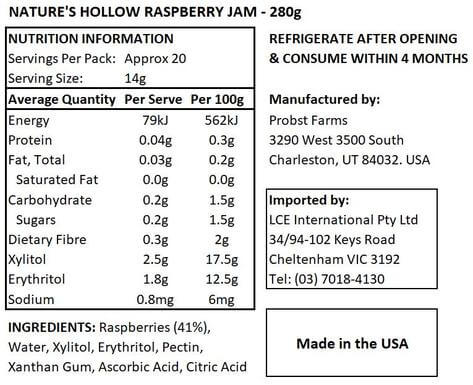 HealthSmart Raspberry Jam-Jam-Yo Keto