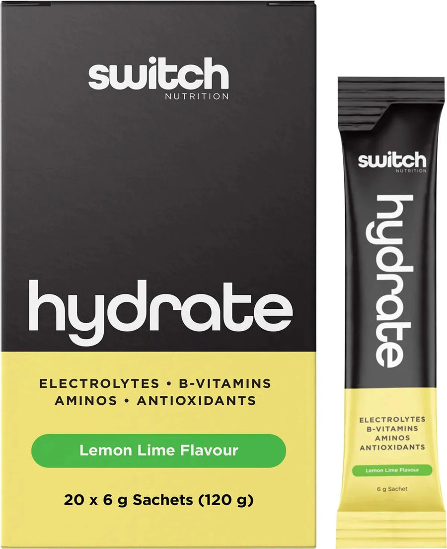 Hydrate Electrolytes - Lemon Lime - 20 Pack - Love Low Carb