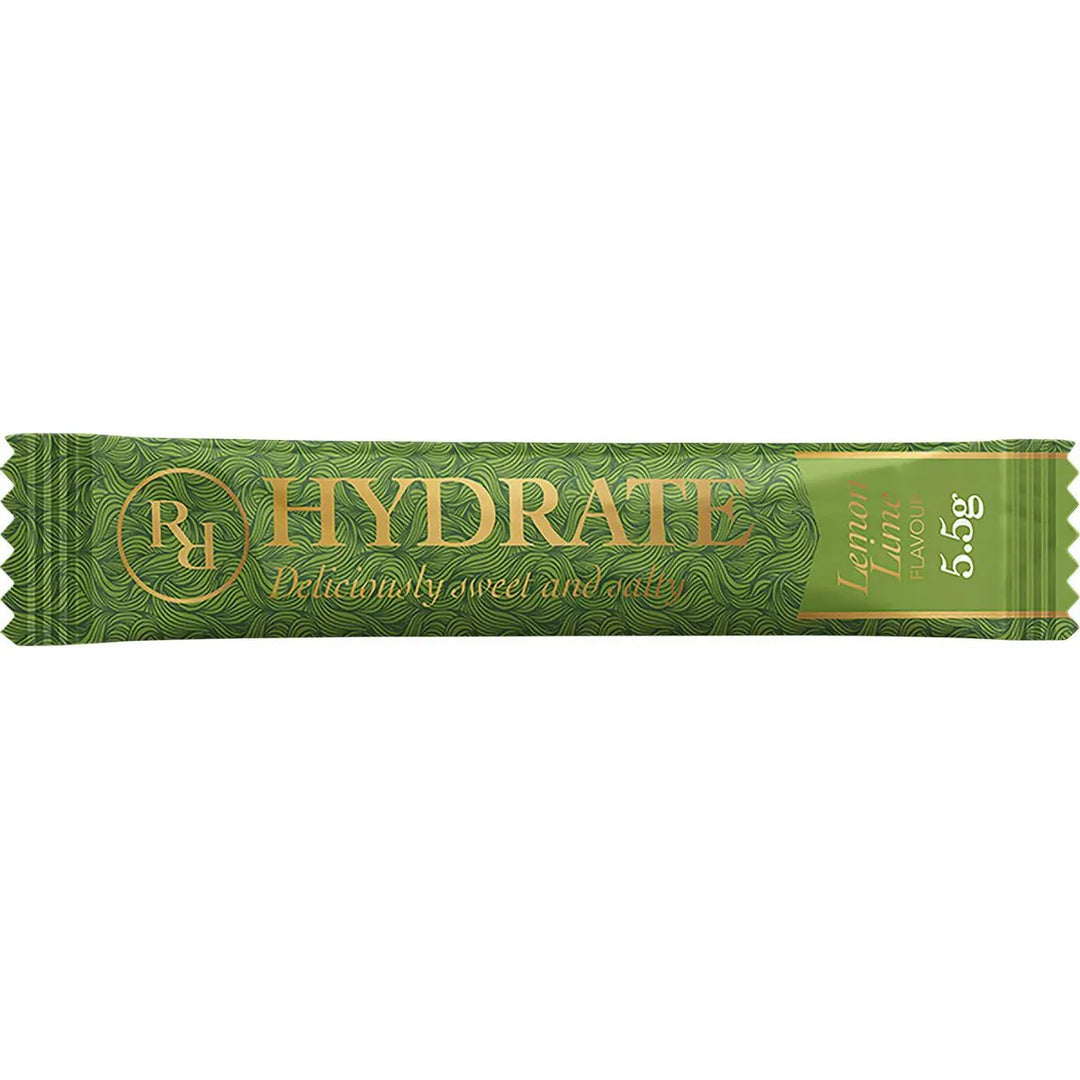 Hydrate - Lemon Lime - 30 Pack electrolyte stick by Ritua in green single-serve packet from Drinks and Low Carb collections
