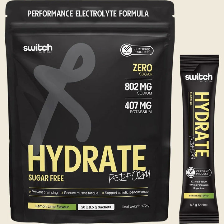 Hydrate Perform Lemon Lime - 20 Sticks - Yo Keto