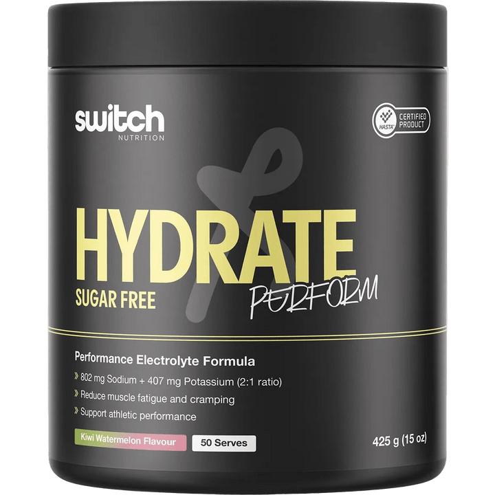 Hydrate Perform Sugar Free Kiwi Watermelon - 50 Serves - Yo Keto