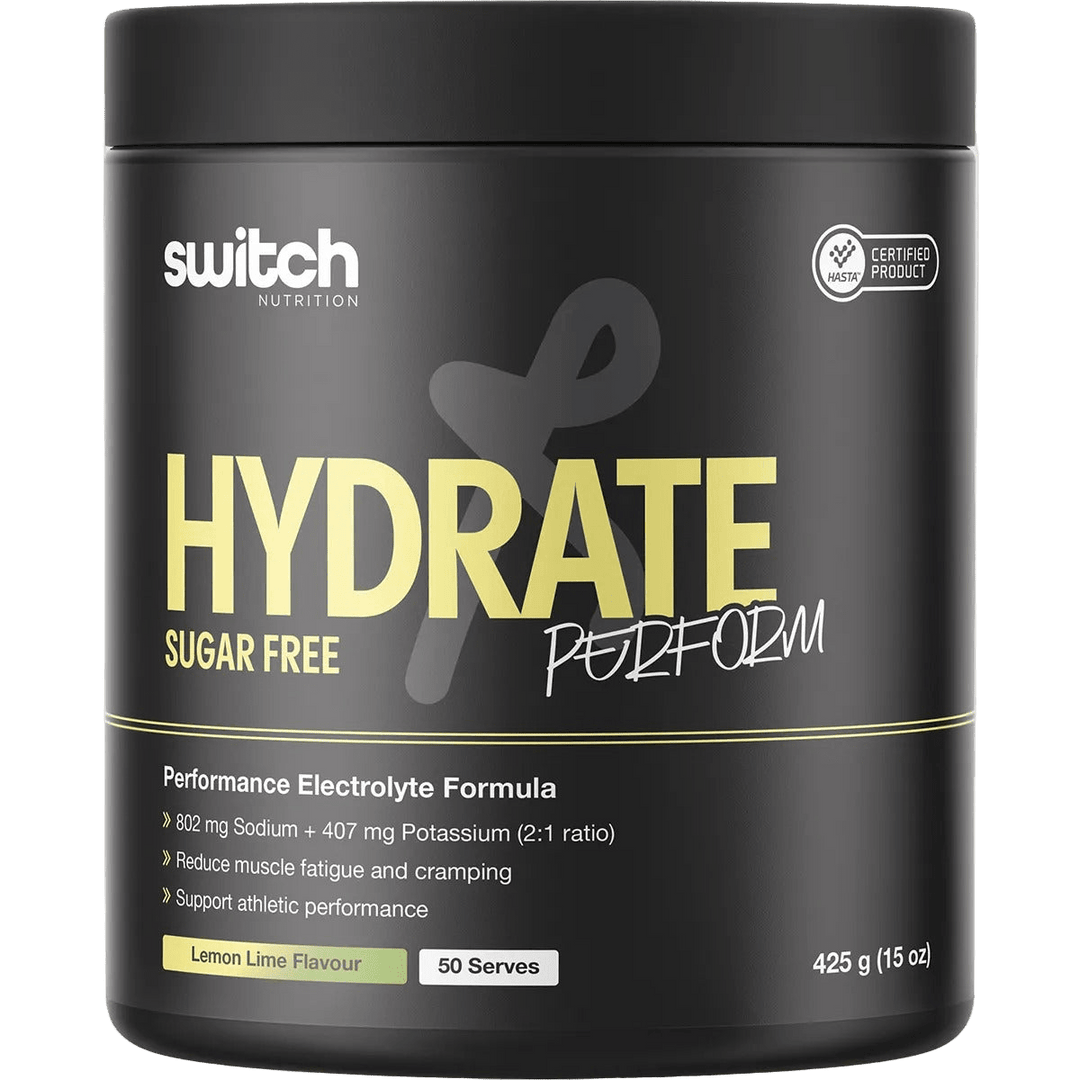 Hydrate Perform Sugar Free Lemon Lime - 50 Serves - Yo Keto