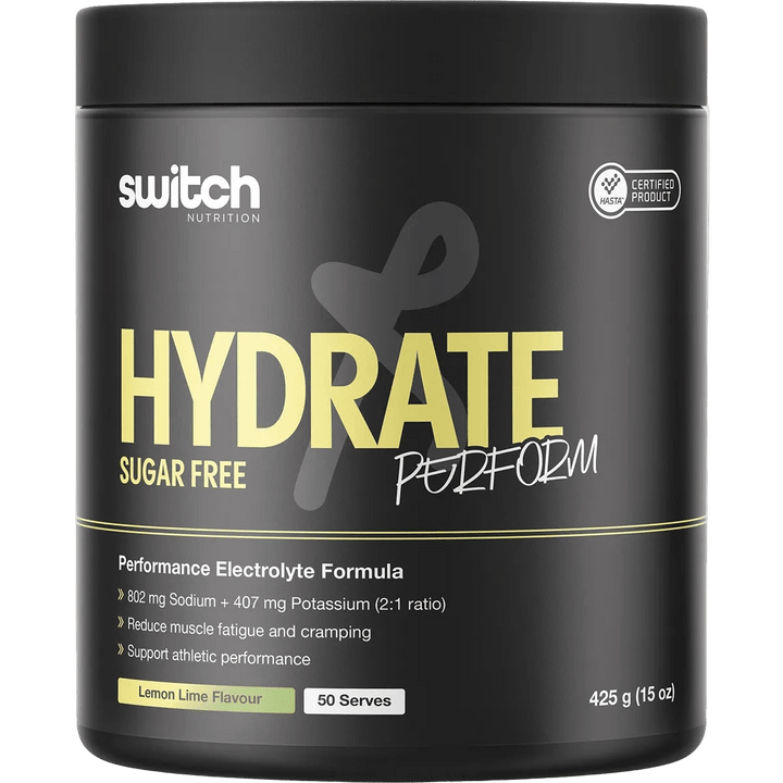 Hydrate Perform Sugar Free Lemon Lime - 50 Serves - Yo Keto