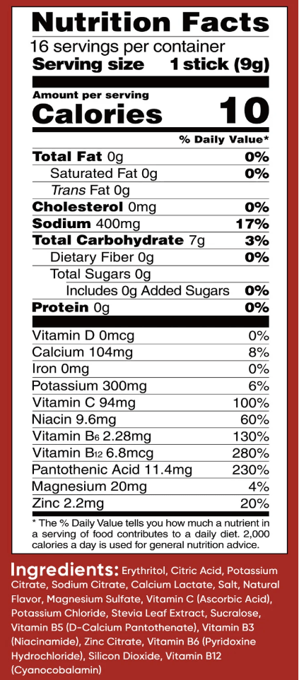 Hydration Boost - Cherry - 16 Sticks