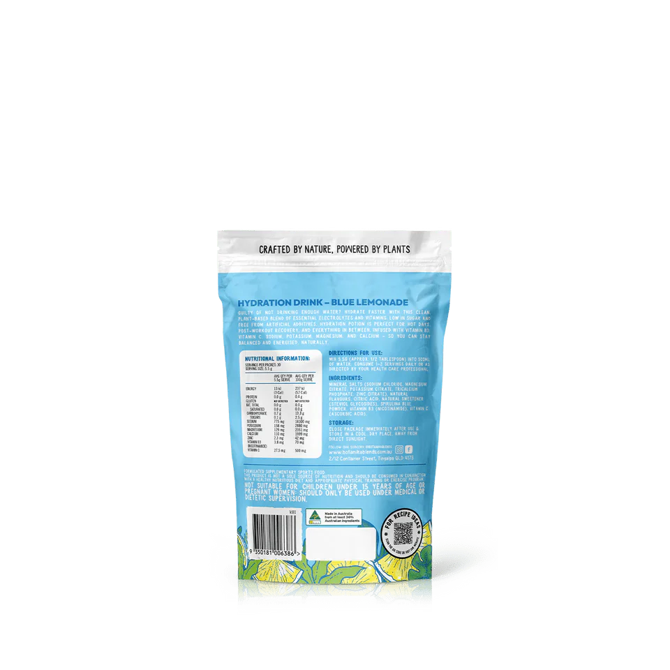 Hydration Potion Blue Lemonade - 165g - Yo Keto