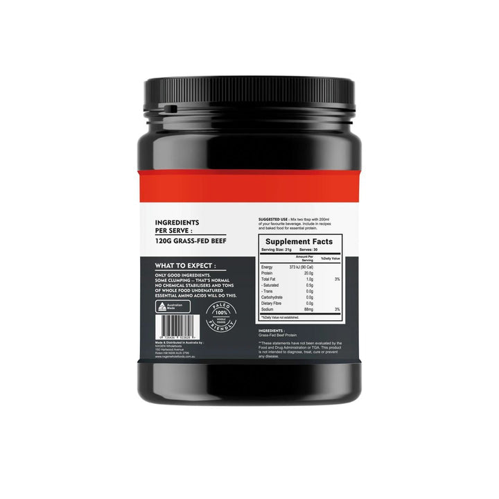 Hydro Beef Isolate Protein - Australian Grass Fed - 630g - Yo Keto