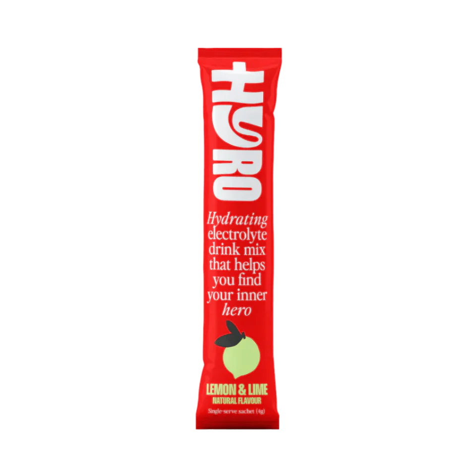Hyro Single Stick hydrating electrolyte drink mix in lemon and lime flavor from Hyro functional low carb collection.