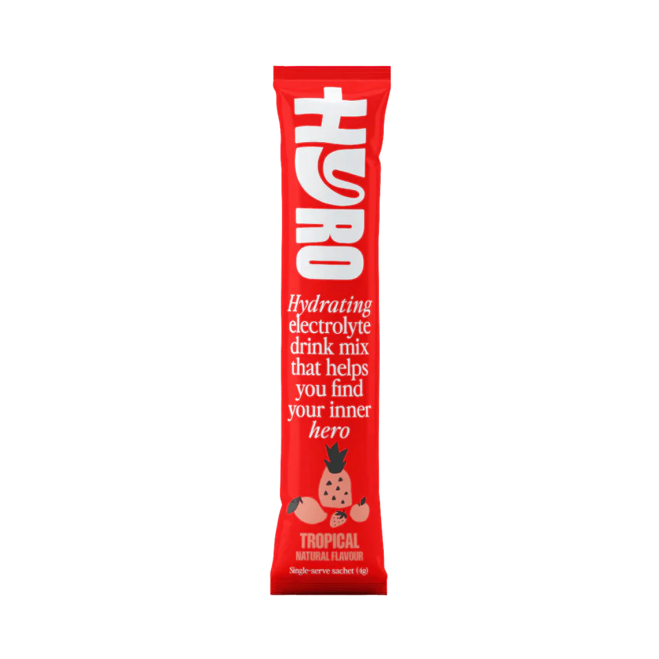 Hyro Single Stick tropical electrolyte drink mix from Hyro, functional low carb hydration in a single-serve stick.