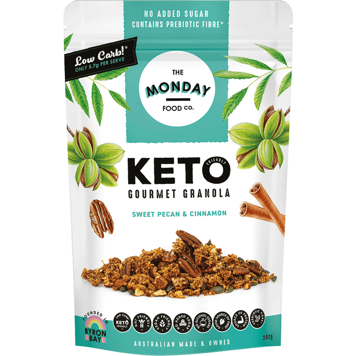 Keto Gourmet Granola - Sweet Cinnamon Pecan - 300g