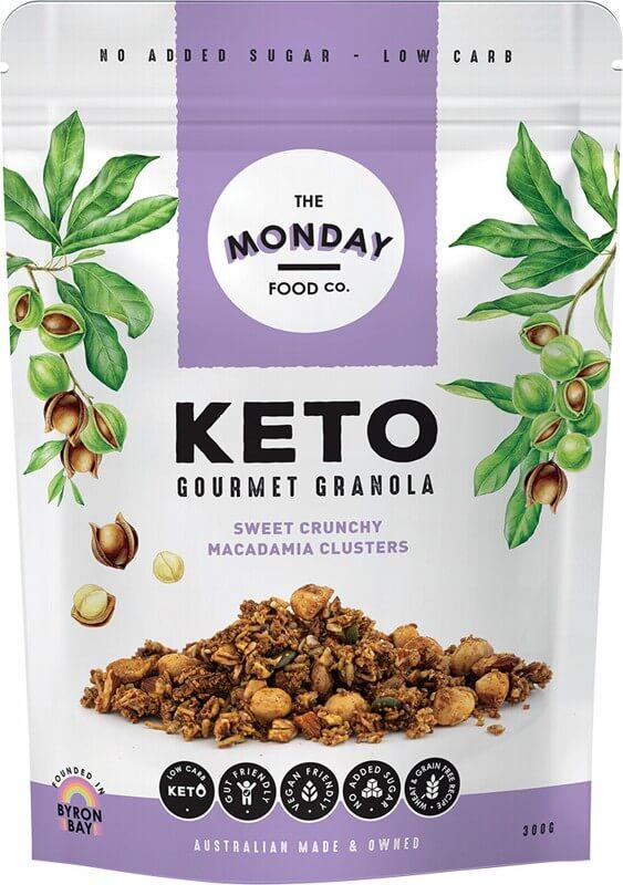 Keto Gourmet Granola - Sweet Crunchy Macadamia Clusters-Granola-Yo Keto