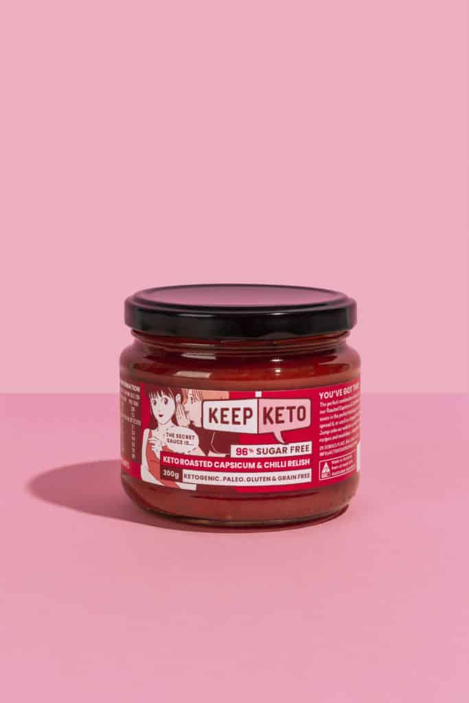 Keto Roasted Capsicum and Chilli Relish - Yo Keto