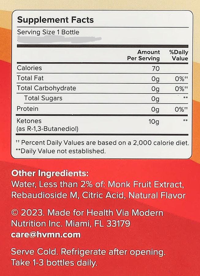 Ketone - IQ - Classic Shot - 59mL - Love Low Carb