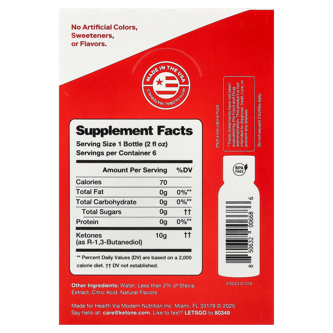 Ketone-IQ - Classic Shot - 6 x 59mL
