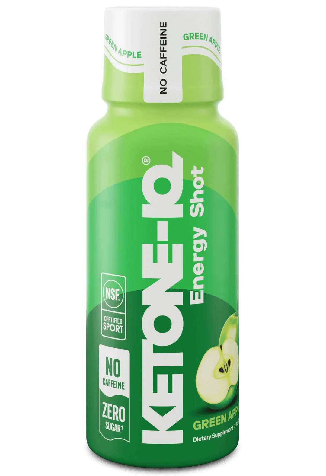 Ketone-IQ - Energy Shot - Green Apple - Caffeine Free - 59ml x 6 by HVMN in Low Carb and Exogenous Ketones collections