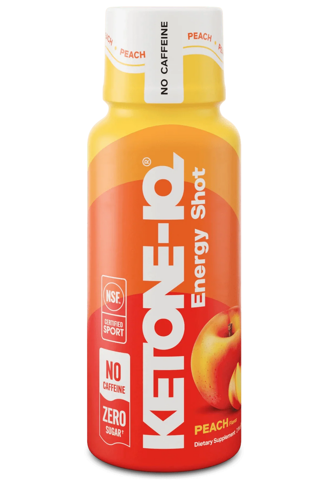 Ketone - IQ - Energy Shot - Peach - Caffeine Free - 6 x 59mL - Yo Keto