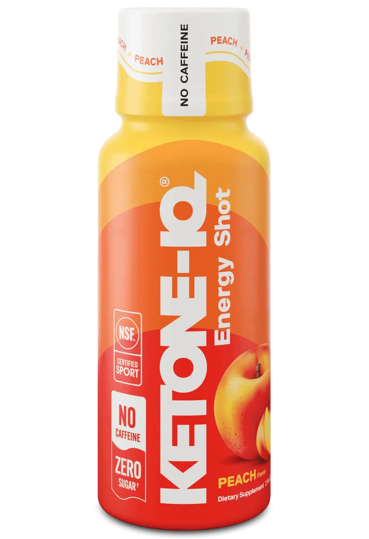 Ketone - IQ - Energy Shot - Peach - Caffeine Free - 6 x 59mL - Yo Keto