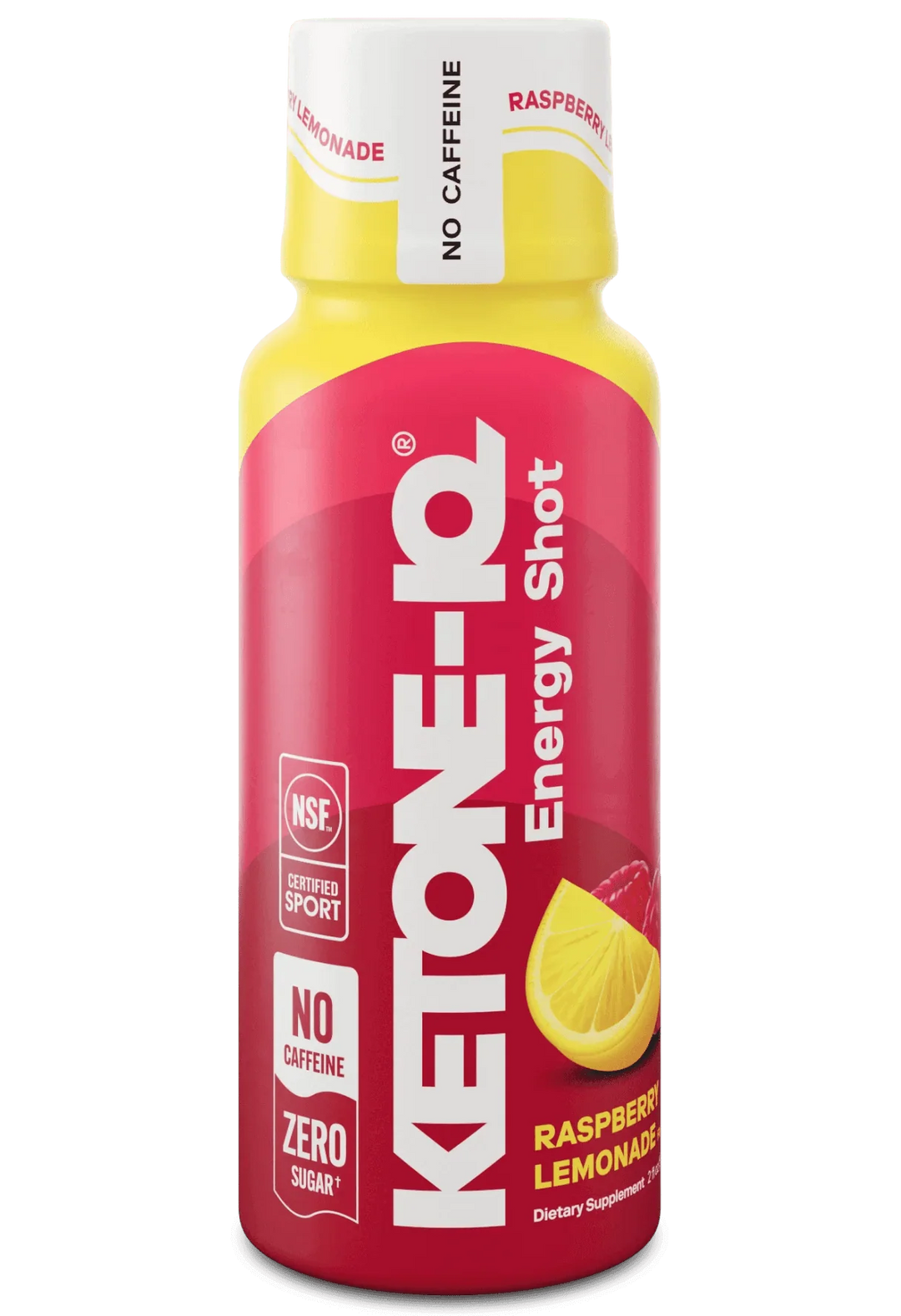 Ketone - IQ - Energy Shot - Raspberry Lemonade - Caffeine Free - 6 x 59mL - Yo Keto