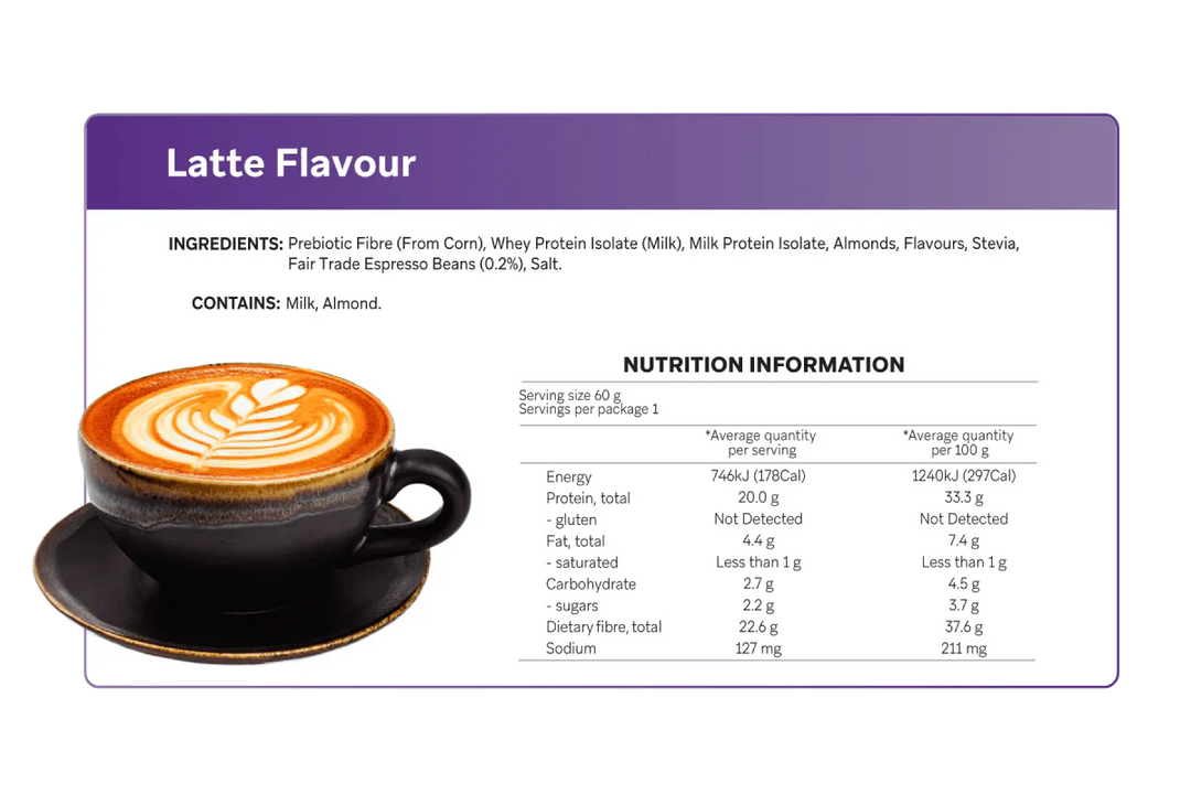 Latte Smart Protein Bar - Yo Keto
