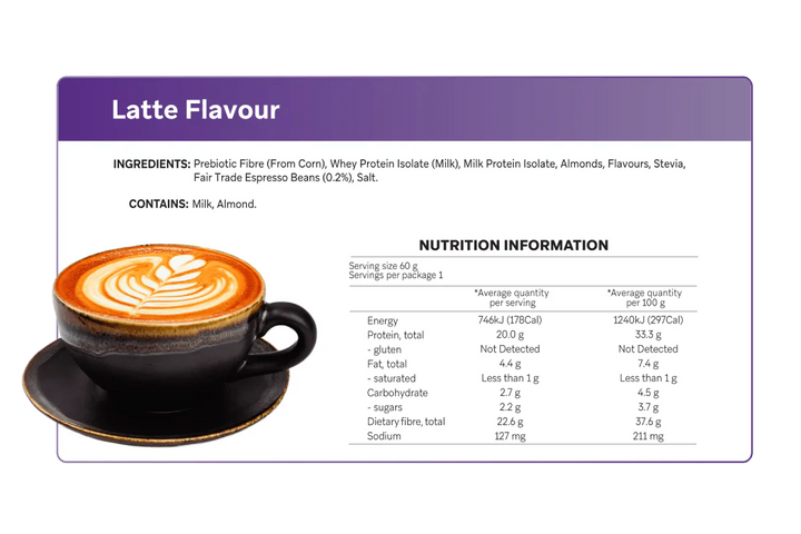 Latte Smart Protein Bar - Yo Keto