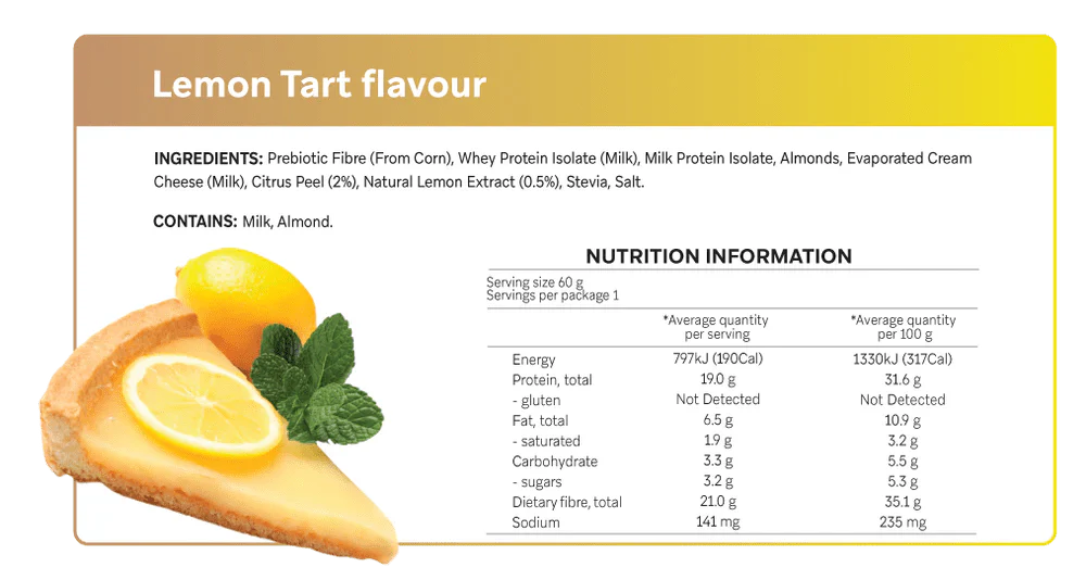 Lemon Tart Smart Protein Bar - Love Low Carb