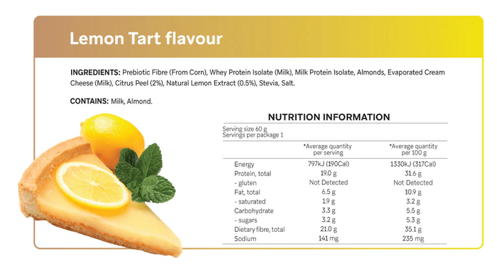 Lemon Tart Smart Protein Bar - Love Low Carb