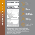 Nutrition facts panel for LMNT Big Variety Pack - 30 Sticks by LMNT showing calories, sodium, minerals, and vegan, paleo-keto friendly icons with ingredients list.
