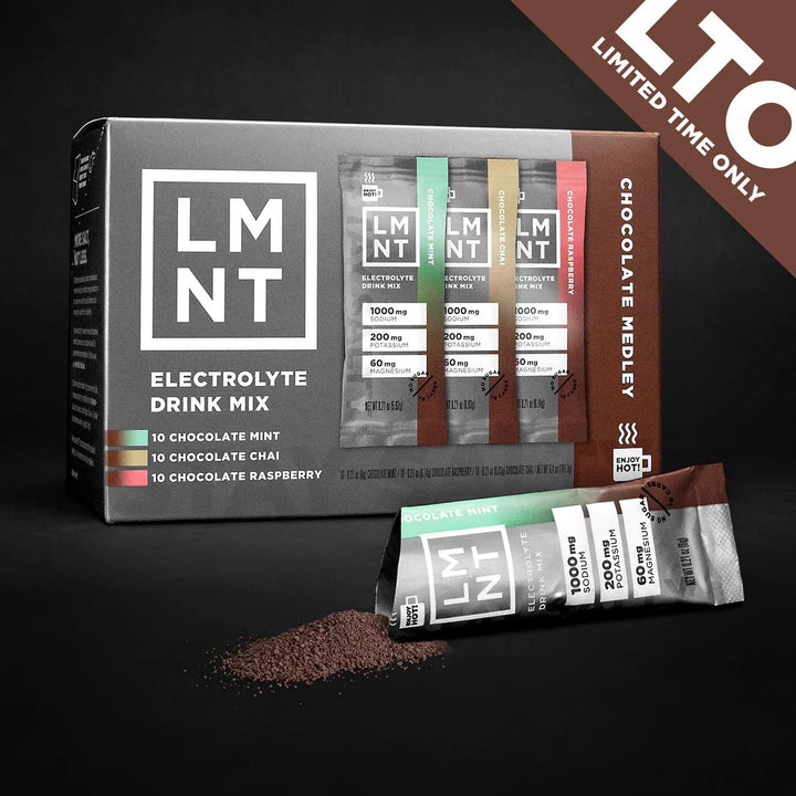 LMNT Chocolate Medley Electrolyte Mix - 30 Ct - 2023 - Yo Keto