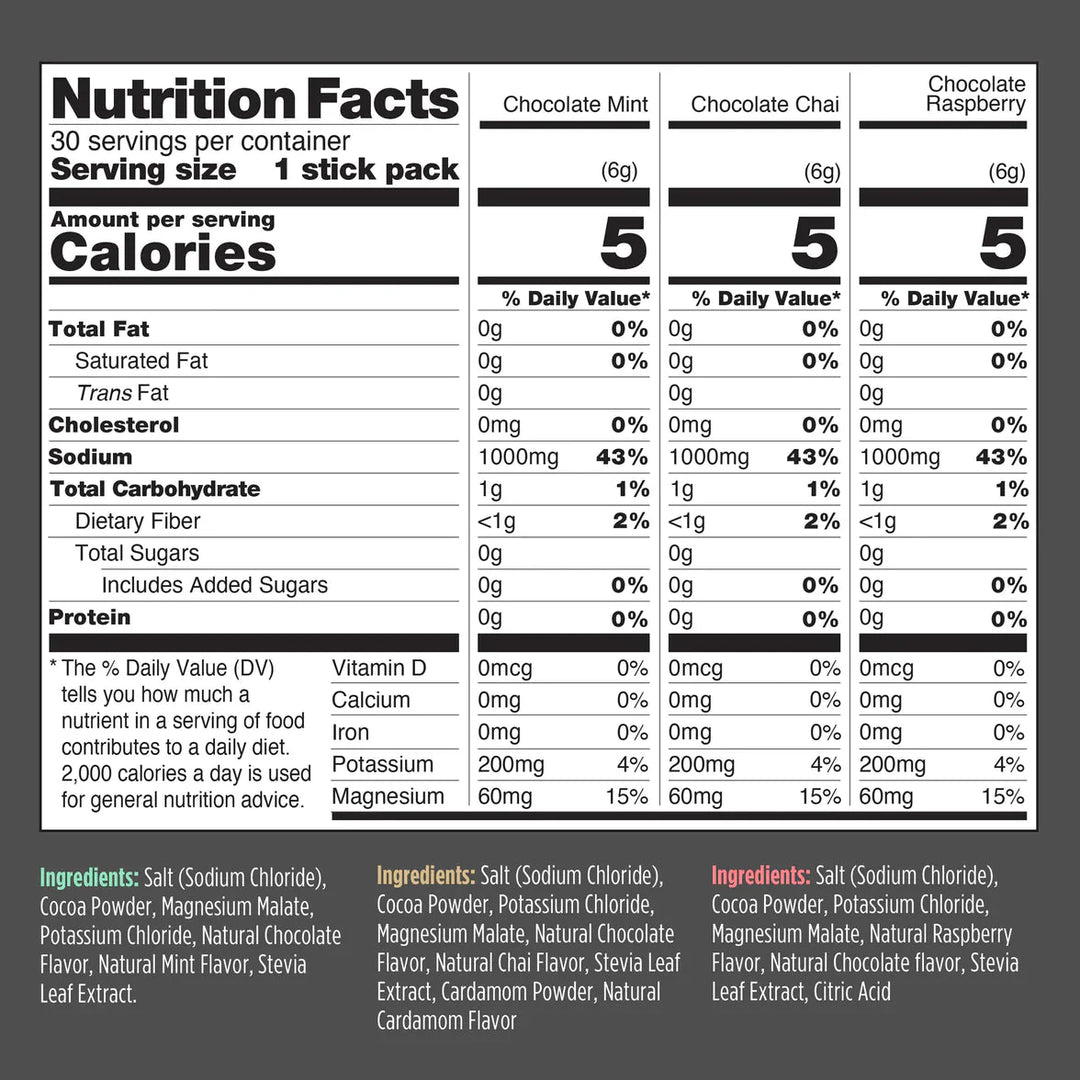 LMNT Chocolate Medley Electrolyte Mix - 30 Ct - 2023 - Yo Keto