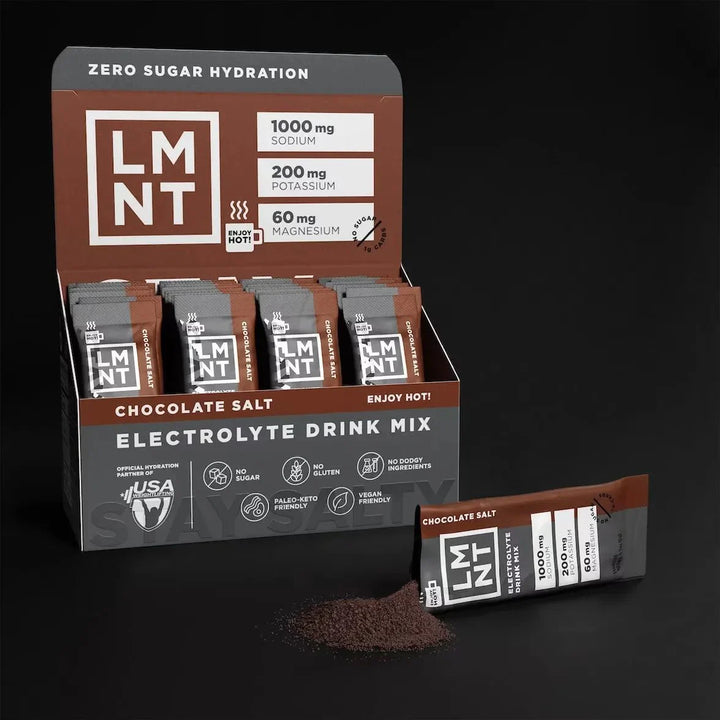 LMNT Chocolate Salt Electrolyte Mix - 30 Sticks
