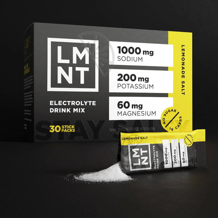 LMNT Lemonade Salt Electrolyte Mix - 30 Ct - Love Low Carb
