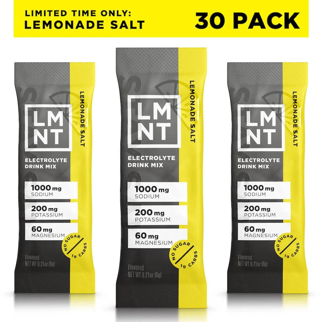 LMNT Lemonade Salt Electrolyte Mix - 30 Ct - Love Low Carb