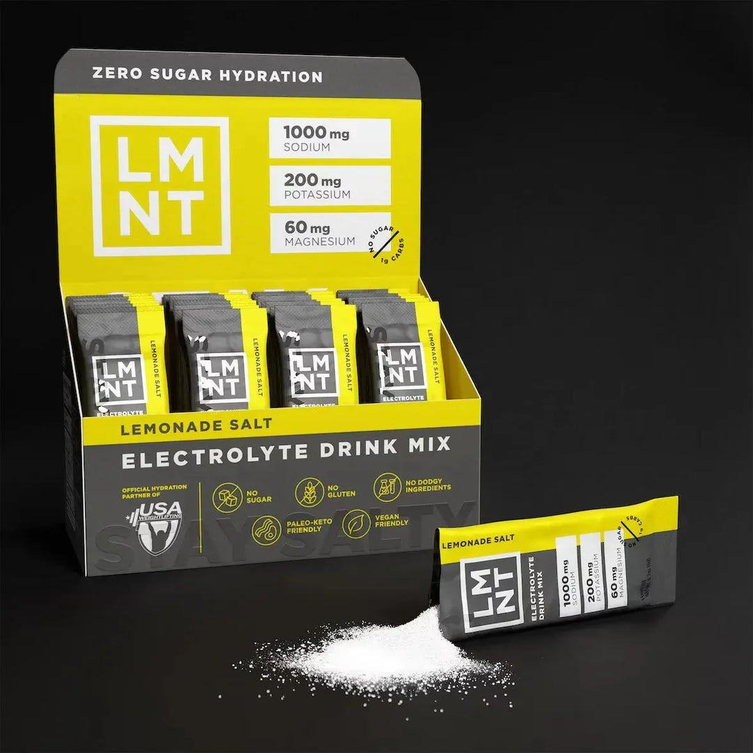 LMNT Lemonade Salt Electrolyte Mix - 30 Ct
