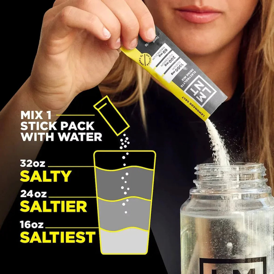 LMNT Lemonade Salt Electrolyte Mix - 30 Ct