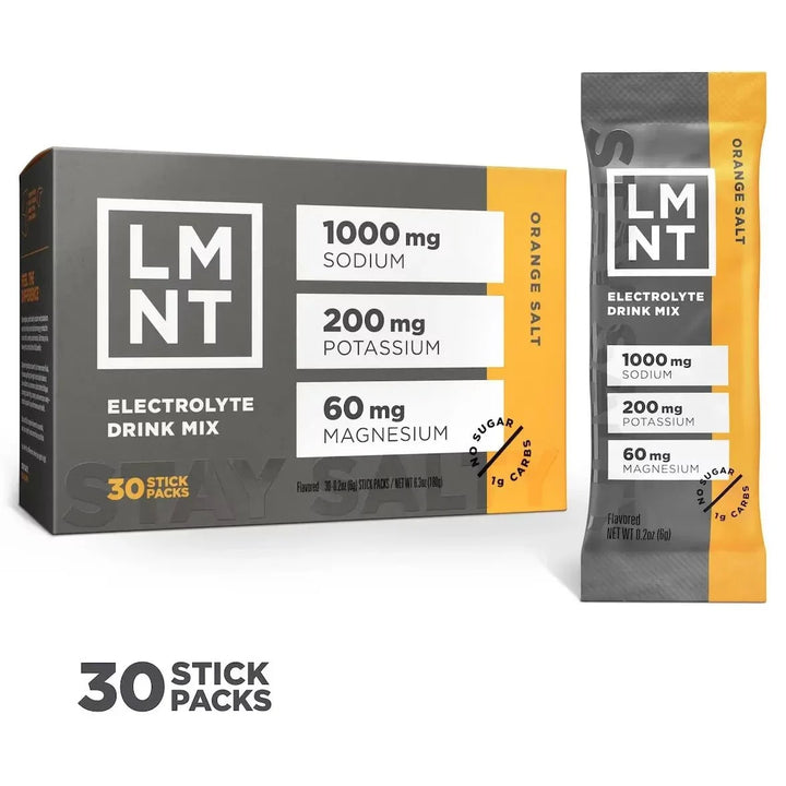 LMNT Orange Salt Electrolyte Mix - 30 Sticks