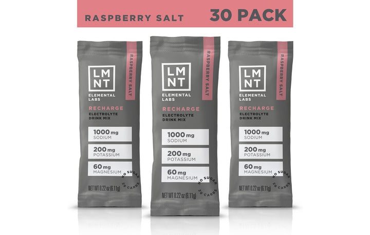 LMNT RECHARGE - Raspberry Salt Electrolyte Mix - Yo Keto