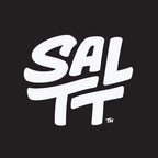 SALTT brand logo in bold white letters on a black background representing the vendor of Endless Summer Electrolyte Drink Mix - 30 Sticks.