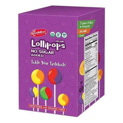 Lollipops - No Sugar Added - 100 Pack - Yo Keto