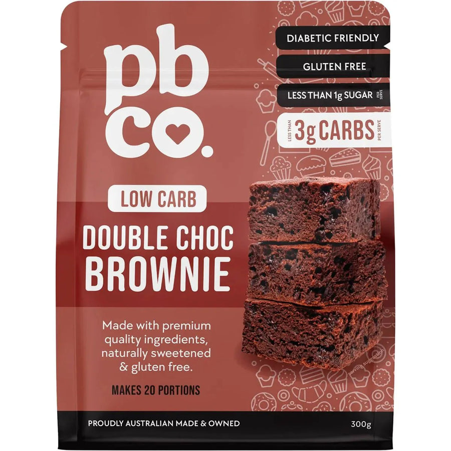 Low Carb Double Choc Brownie Mix - 300g - Love Low Carb