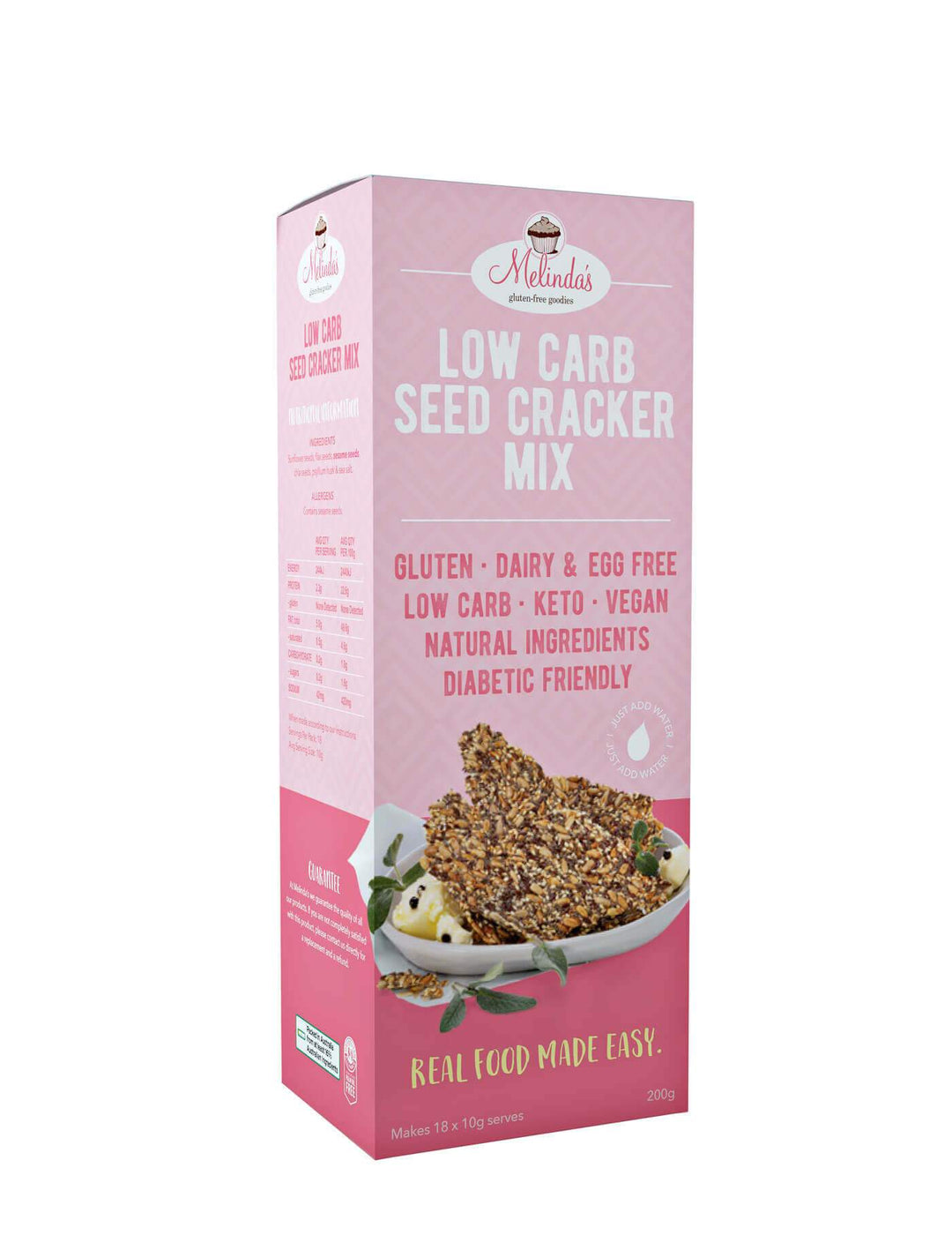 Low Carb Seed Cracker Mix-Bread Mix-Yo Keto