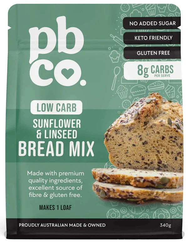 Low Carb Sunflower & Linseed Bread Mix - 340g
