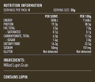 Lupin Flour - 400g - Yo Keto