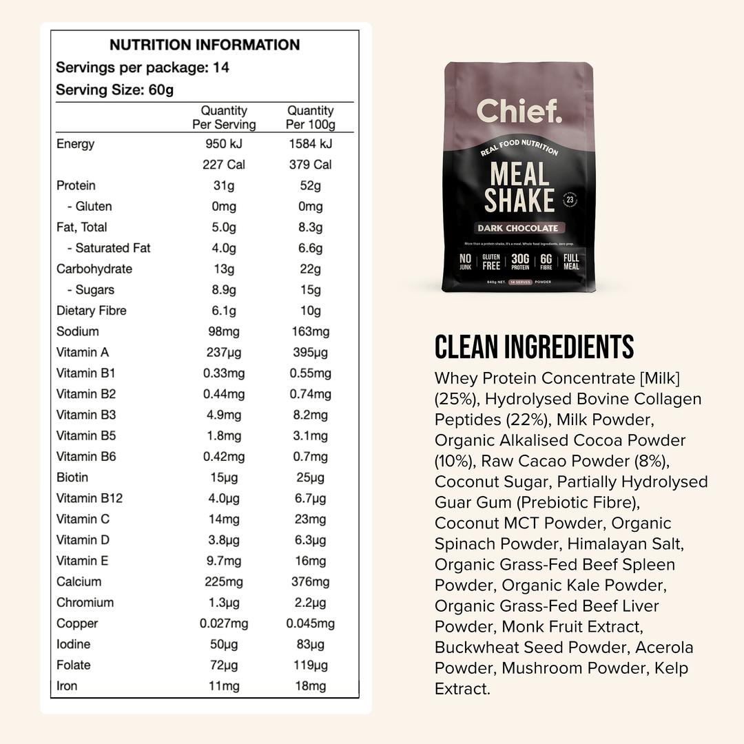 Meal Shake - Dark Chocolate - 840g