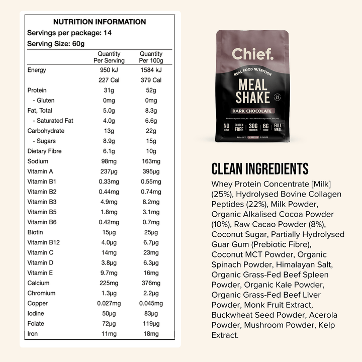 Meal Shake - Dark Chocolate - 840g