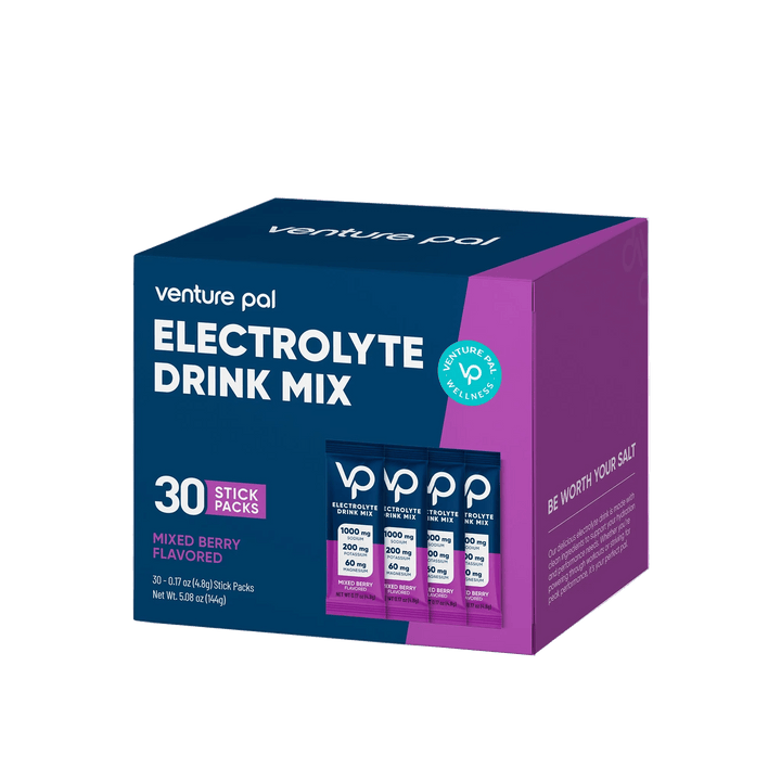 Mixed Berry Electrolyte Drink Mix - 30 Sticks by Venture Pal, hydration powder from Drinks and Electrolytes collections.